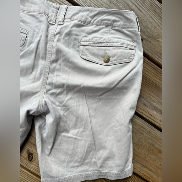 American Eagle Outfitters Size 12 Stretch Women’s Casual Tan Shorts - Picture 7 of 8